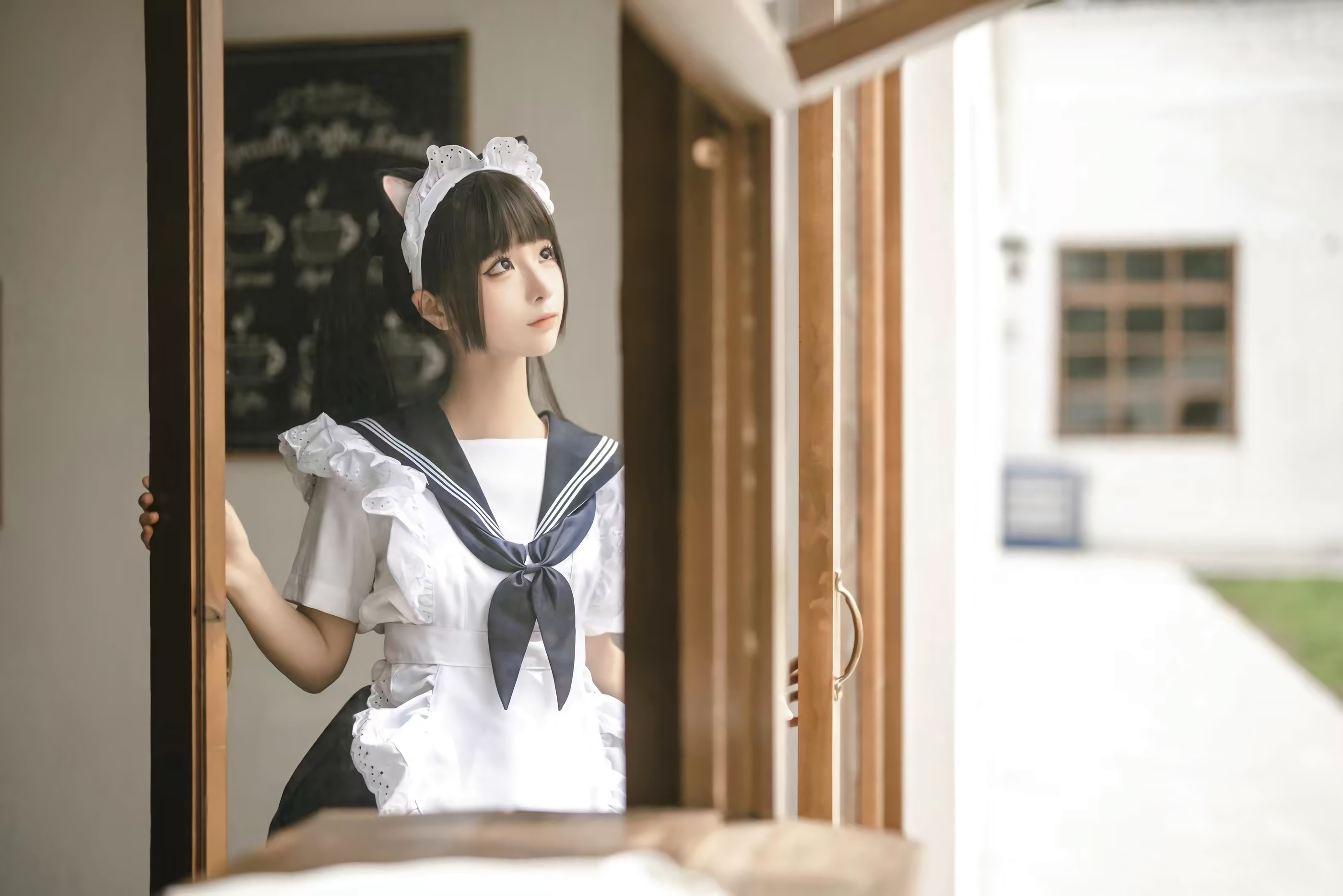 图片[1]-蠢沫沫 – NO.245 猫猫女仆[23P]-XikXak